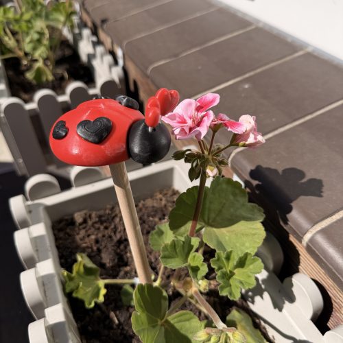 Heidi Marienkäfer – Blumenstecker