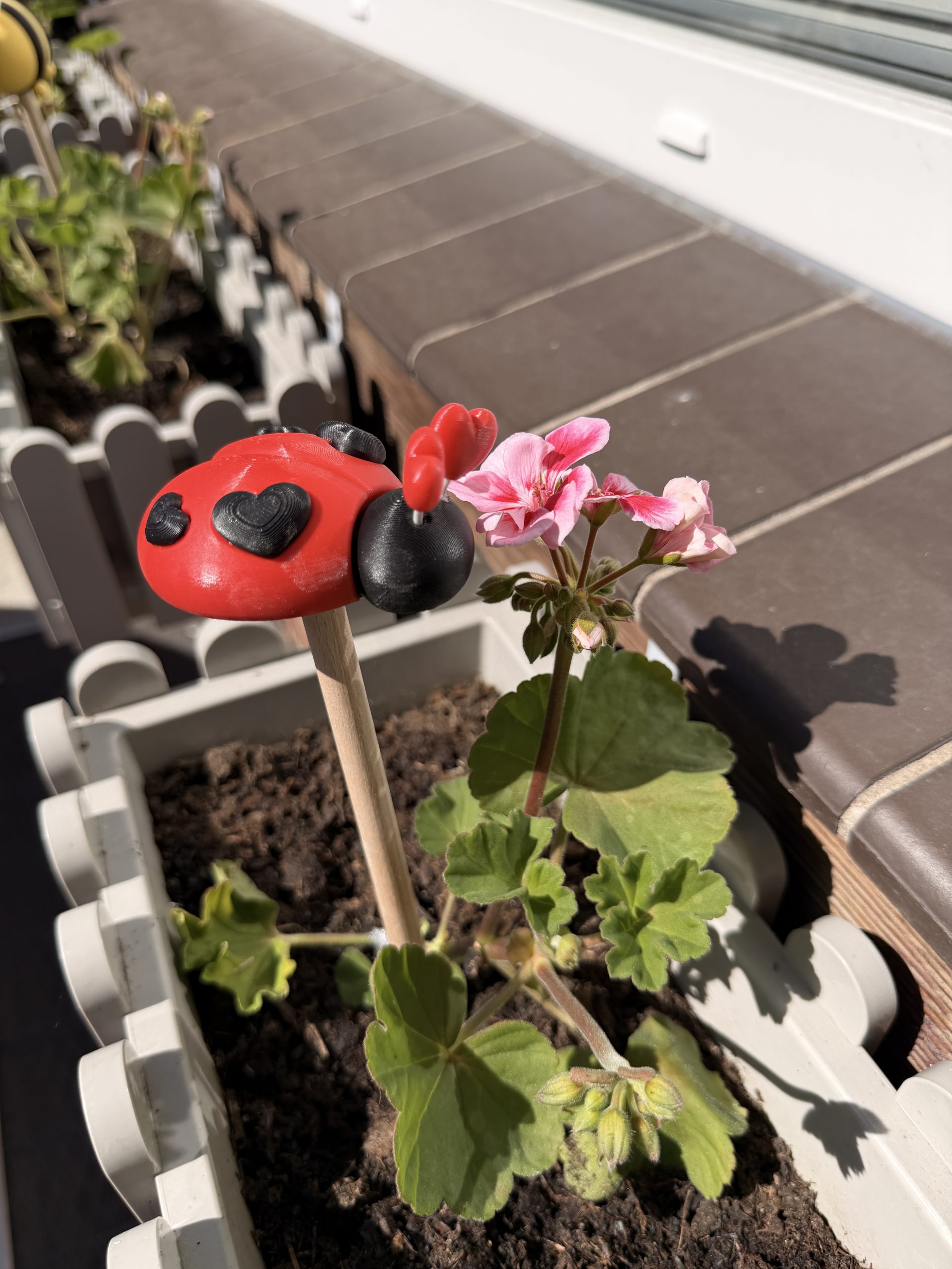 Heidi Marienkäfer – Blumenstecker